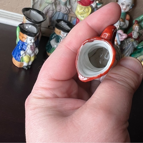 Vintage 1940's Toby Mini Mug Pitcher, Character Jug, Barware, Victorian Lady - Picture 6 of 7